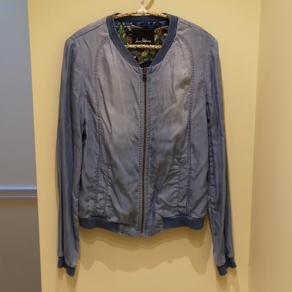 Soft blue denim jacket size M